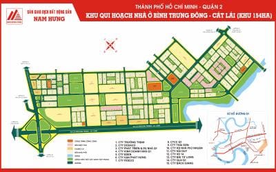 Quận 2(P. Bình Trưng Đông)154ha Cát Lái