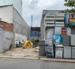 Bán đất mặt tiền đường 42 - quy hoạch 20m (dt 101.5m2  ngang 4.23m,x 23.5m, hướng Tây Bắc, sổ đỏ - xây dựng tự do) 0949003009