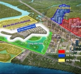 Bán shophouse 5 tầng 2 mặt tiền đường T18 và đường nội bộ khu dân cư Vinhomes Grand Park - Manhattan Q.9 Tp.Thủ Đức