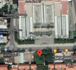 Bán nền biệt thự khu dân cư Dectechco - đối diện chung cư Quốc Cường Decappella (14mx18m, hướng TB, đường 12m) 0949003009