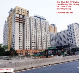 Cho thuê mặt bằng Kinh Doanh tại đường Liên Phường Phú Hữu ( Q9 Cũ ) ( Đường nhựa Rộng 30M ) Tp thủ Đức :