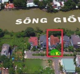 Bán Biệt THự Mặt Tiền Sông Giồng , P.An Phú , DT 14.5x20M , Giá 42 tỷ