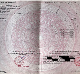 Bán Đất ĐẸP, ĐỈNH, CỰC VIP, Dự Án Phường 3, Tây Ninh, 200M2, chỉ 6,5 Tỷ.