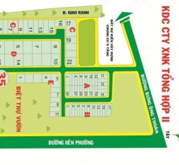 HOT! bán ngay lô đất nền KDC Xuất nhập khẩu tổng hợp 2, diện tích 100m2, giá 5.55 tỷ