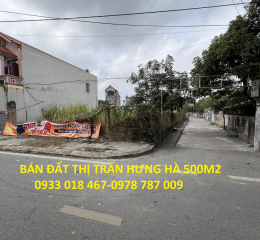 Bán đất thị trấn hưng hà, thái bình 3000m2-6tr/m2-0933 018 467-0978 787 009