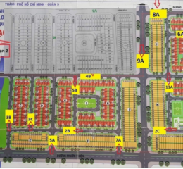 Bán đất ( 8mx20m, đường 9A 30m) khu dân cư Tái Định Cư Long Bửu - Phước Thiện, P. Long Bình, Tp.Thủ Đức