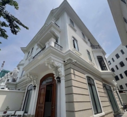 CHO THUÊ BIỆT THỰ CAO CẤP – KHU VICTORIA, THẠNH MỸ LỢI (NOVALAND) GỒM 1TRỆT + 3 LẦU - NỘI THẤT CAO CẤP CÓ THANG MÁY - GIÁ THUÊ 90 TRIỆU