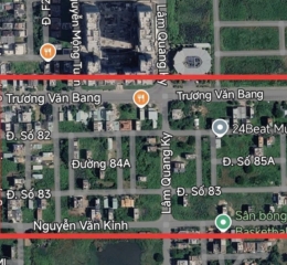 BÁN ĐẤT PHÚ NHUẬN 2 - ĐƯỜNG NGUYỄN VĂN KỈNH - DT 9,1X19M, GIÁ 250TR/M2