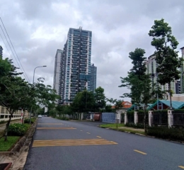 BÁN NỀN ĐẤT MẶT TIỀN ĐƯỜNG NGUYỄN THANH SƠN ( LG :20M ) - DA HUY HOÀNG KHU XD CAO TẦNG ( 7 TẦNG ) 