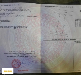 Bán nhanh đất Vũng Tàu diện tích 97,2m2 -Giá rẻ hơn thị trường, đầu tư sinh lời cực tốt - 0989373766