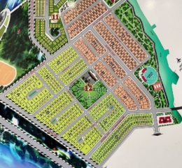 Bán đất biệt thự lô E khu Thủ Thiêm Villa, diện tích 13,5x26m góc 2MT hướng Đông (0989373766)