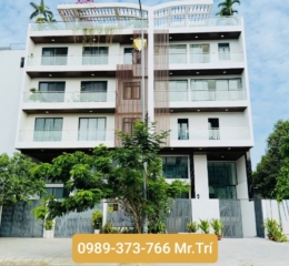 Cho thuê toà nhà cao cấp có trang bị nội thất, kết cấu hầm 6 tầng đường Nguyễn An TML nay là P. Cát Lái (0989373766)