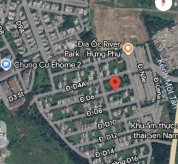 Bán đất ( 6mx20m, đối diện công viên)Khu dân cư Hưng Phú 2